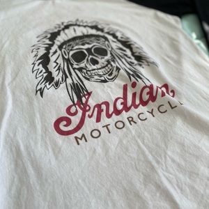 Mens Indian Motorcycle Long Sleeve T-shirt